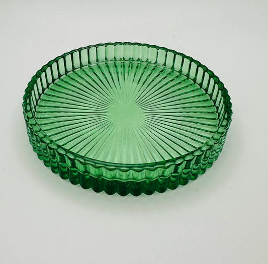Porte-chandelle en verre